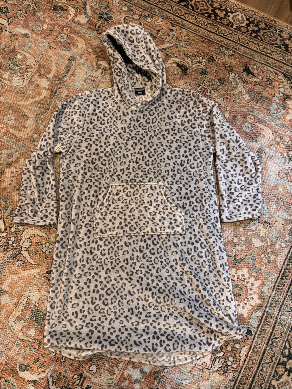 32 Degrees Women’s Leopard Print Hooded Tunic